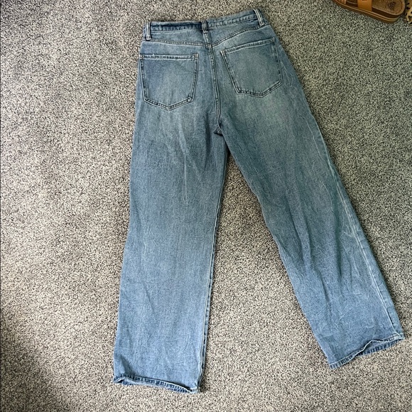 Sam Edelman Denim Blue Wide Leg Jeans - Picture 3 of 3